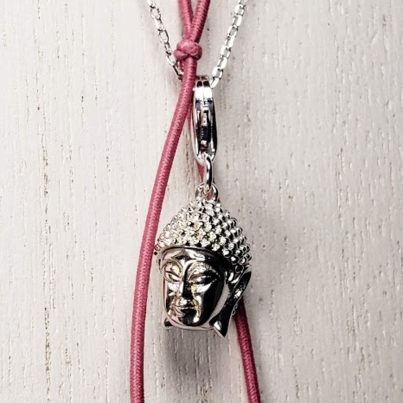 Isabella M Boston Sterling Buddha Necklace NEW - Picture 3 of 8